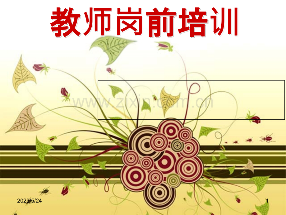 幼儿园教师岗前培训.ppt_第1页