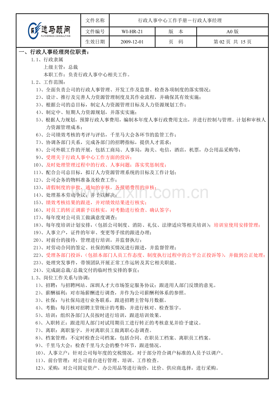W1-HR-21行政人事中心工作手册.doc_第2页