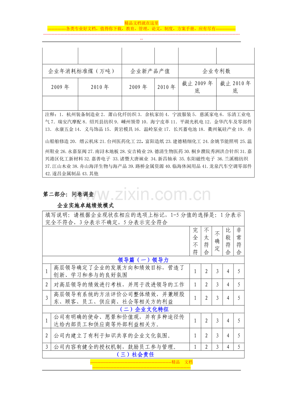 浙江省实施卓越绩效模式企业问卷调查表.doc_第2页
