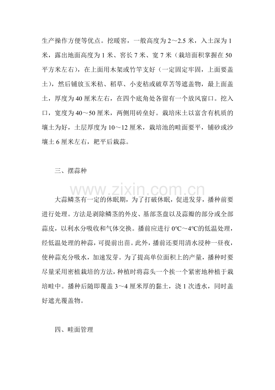 土暖窖生产蒜黄技术要点.doc_第2页