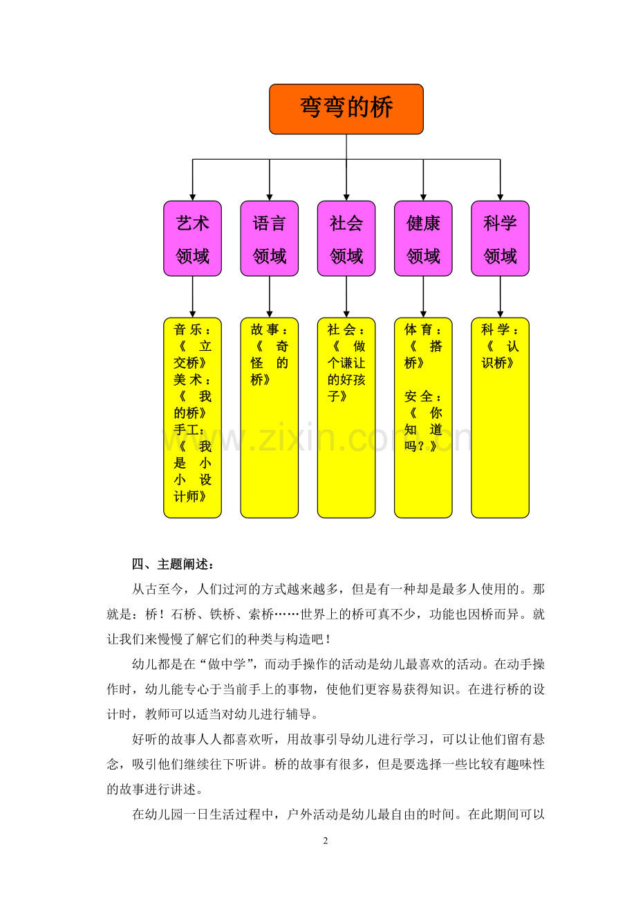 大班主题活动设计《桥》.doc_第2页