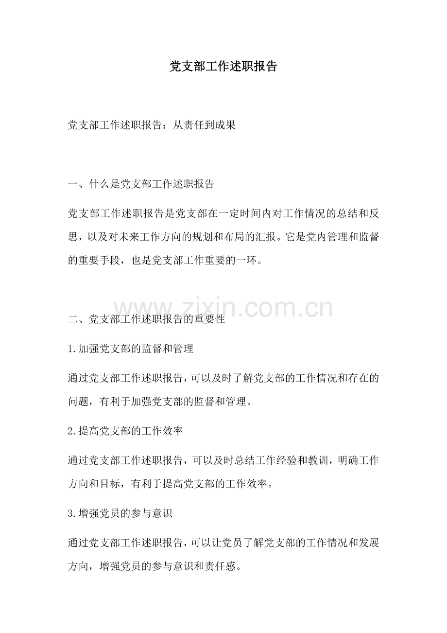 党支部工作述职报告.docx_第1页