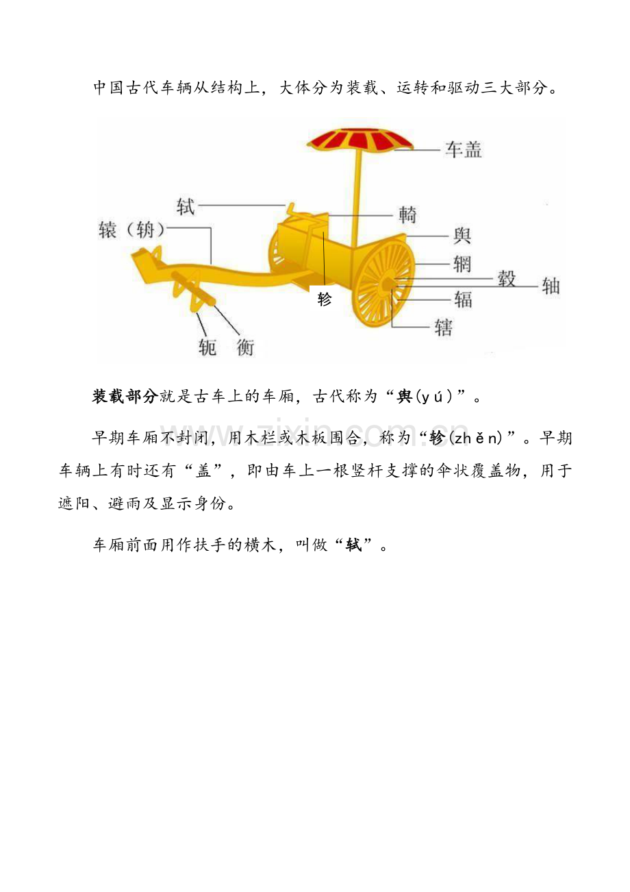 “车”部的字与中国古代车辆结构.doc_第2页