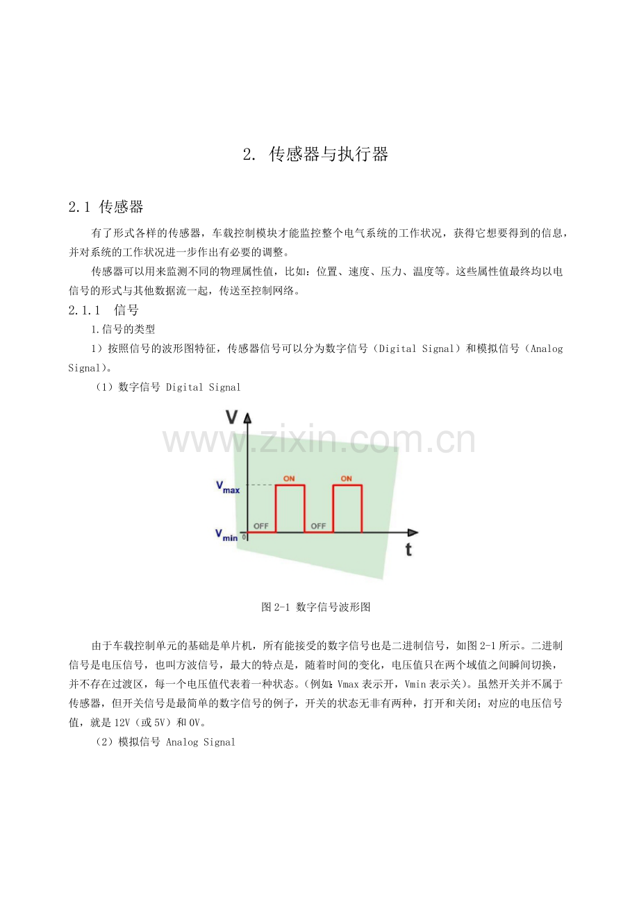 汽车传感器与执行器.doc_第1页