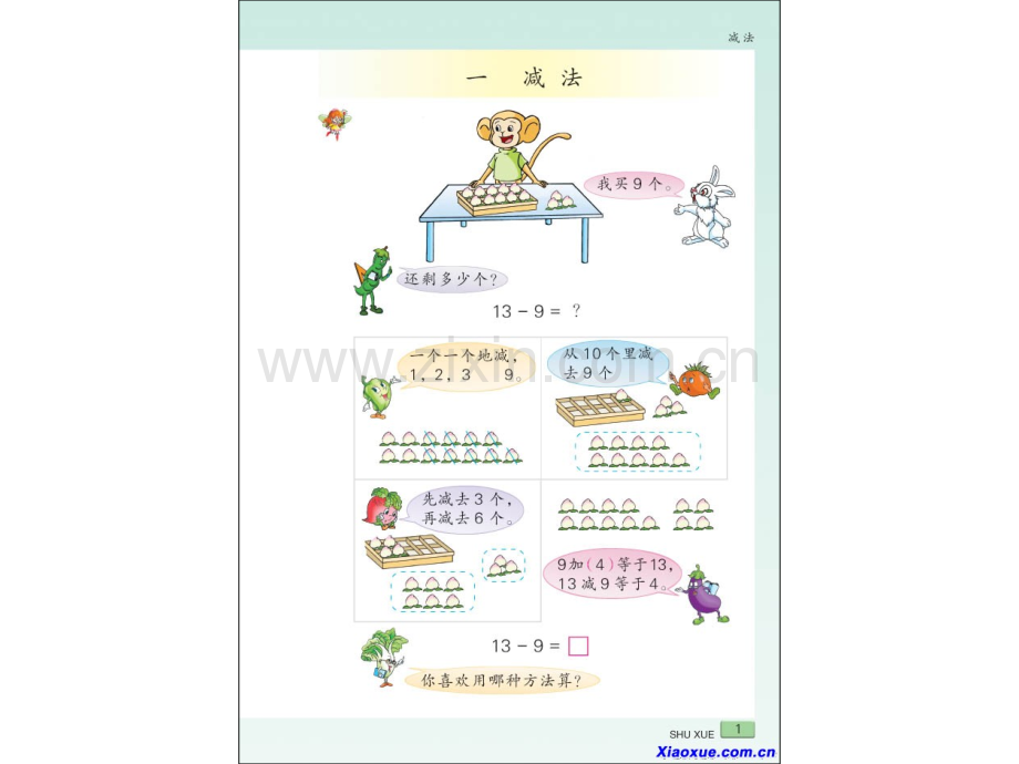 苏教版小学一年级数学(下册1)电子书.ppt_第2页