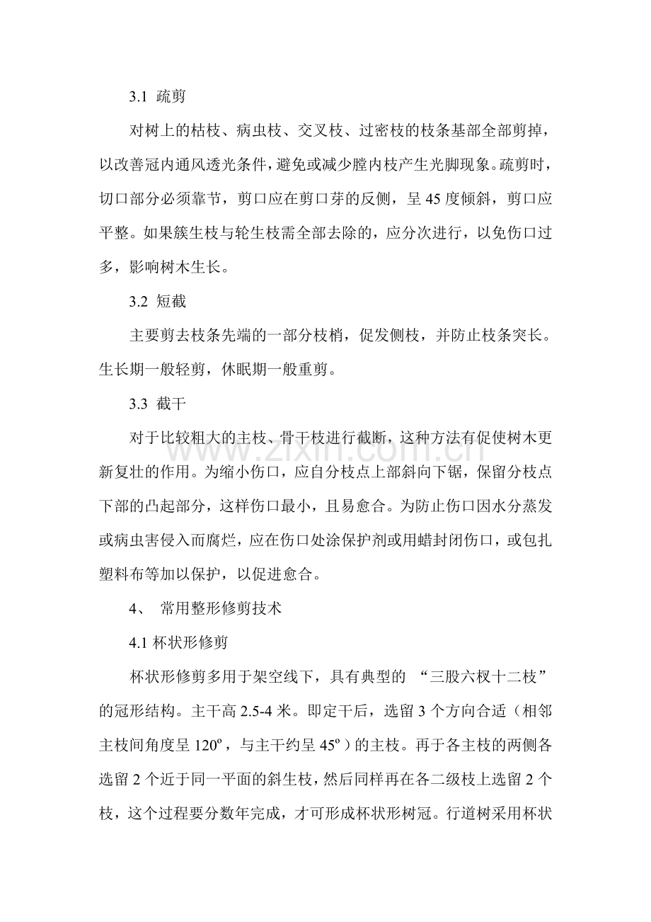 行道树的整形修剪方案.doc_第2页