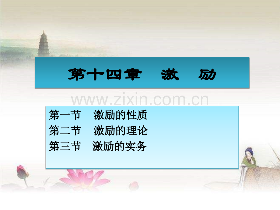 （《管理学原理与方法》第七版）第14章-激励.ppt_第1页