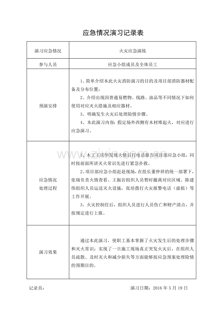 应急演练记录表.doc_第2页