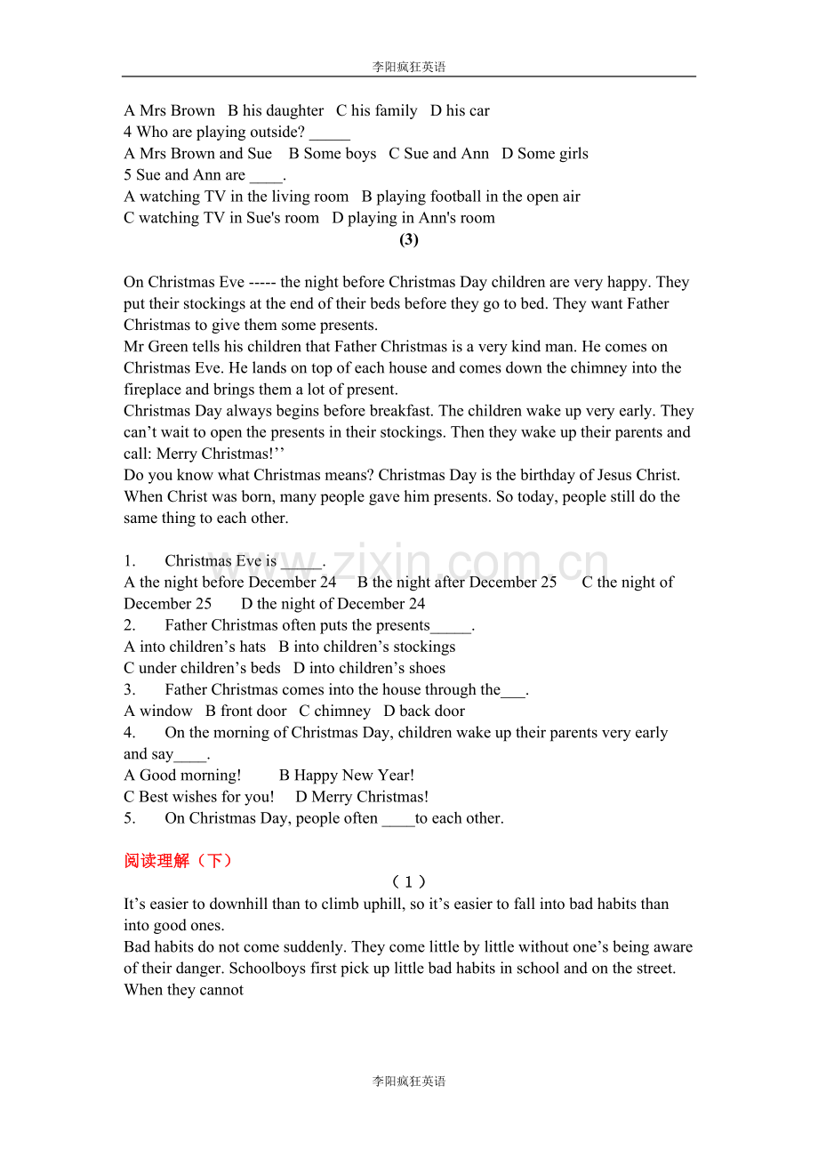 六年级英语阅读理解-牛津.doc_第2页