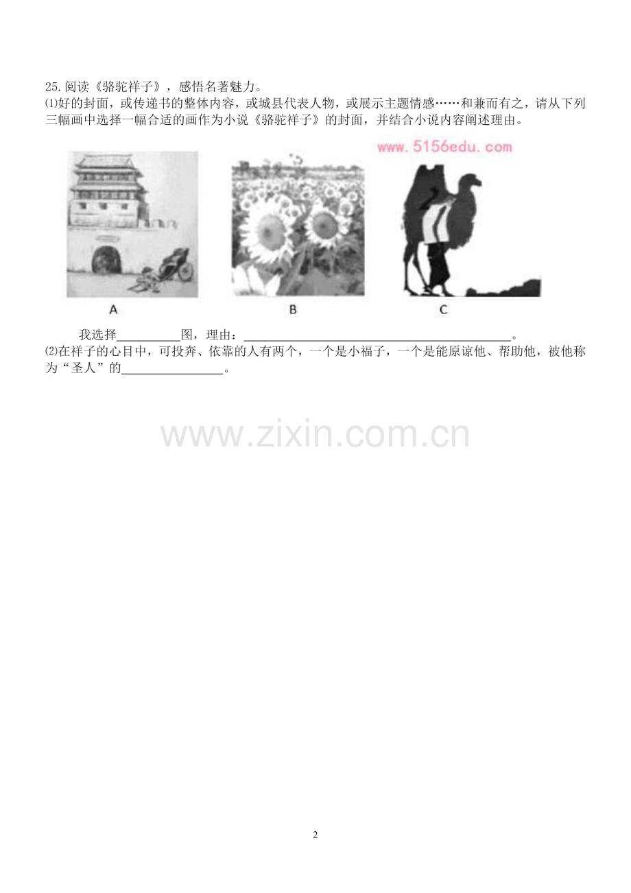《骆驼祥子》作业题.doc_第2页