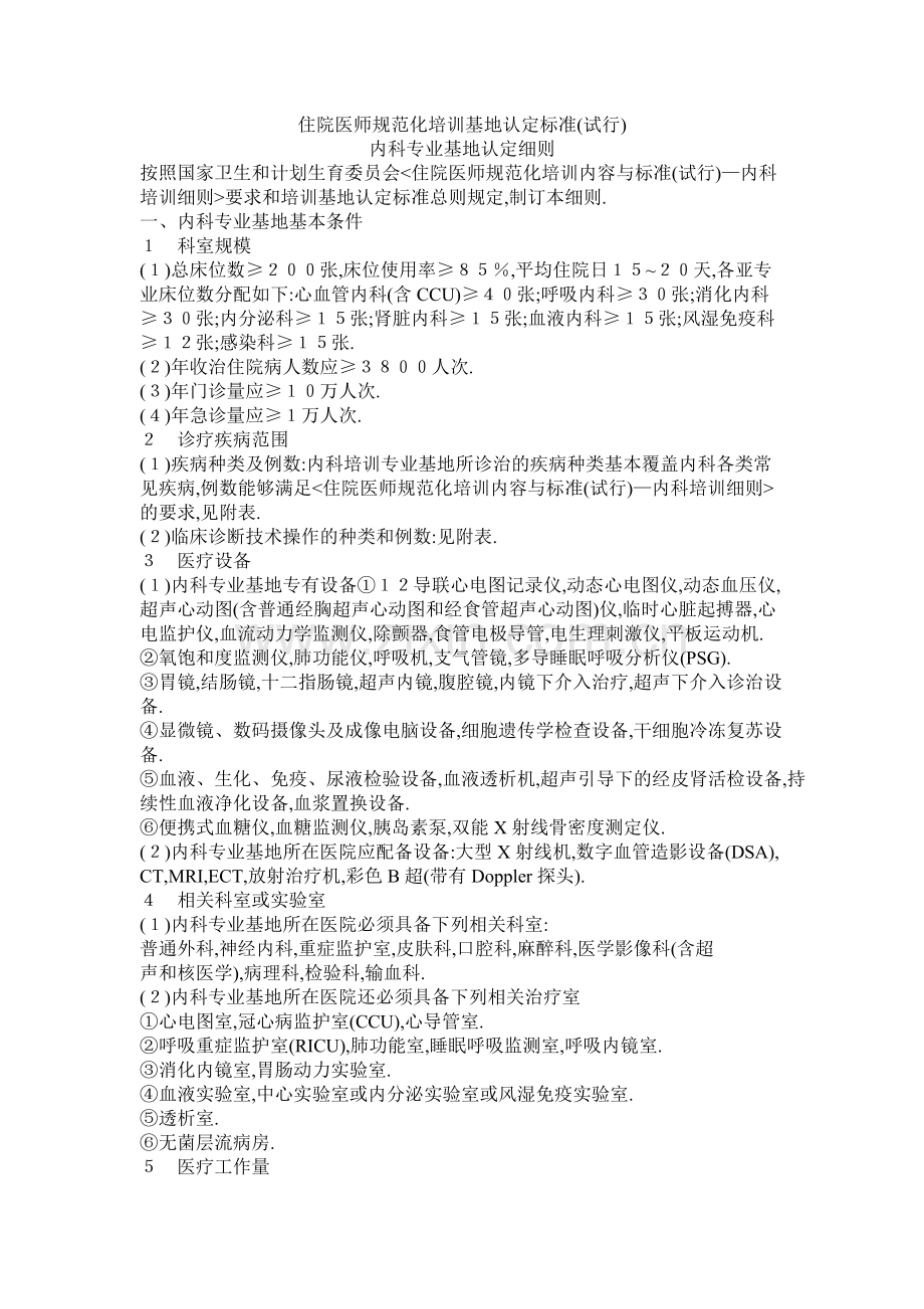 内科专业基地认定准则.pdf_第1页