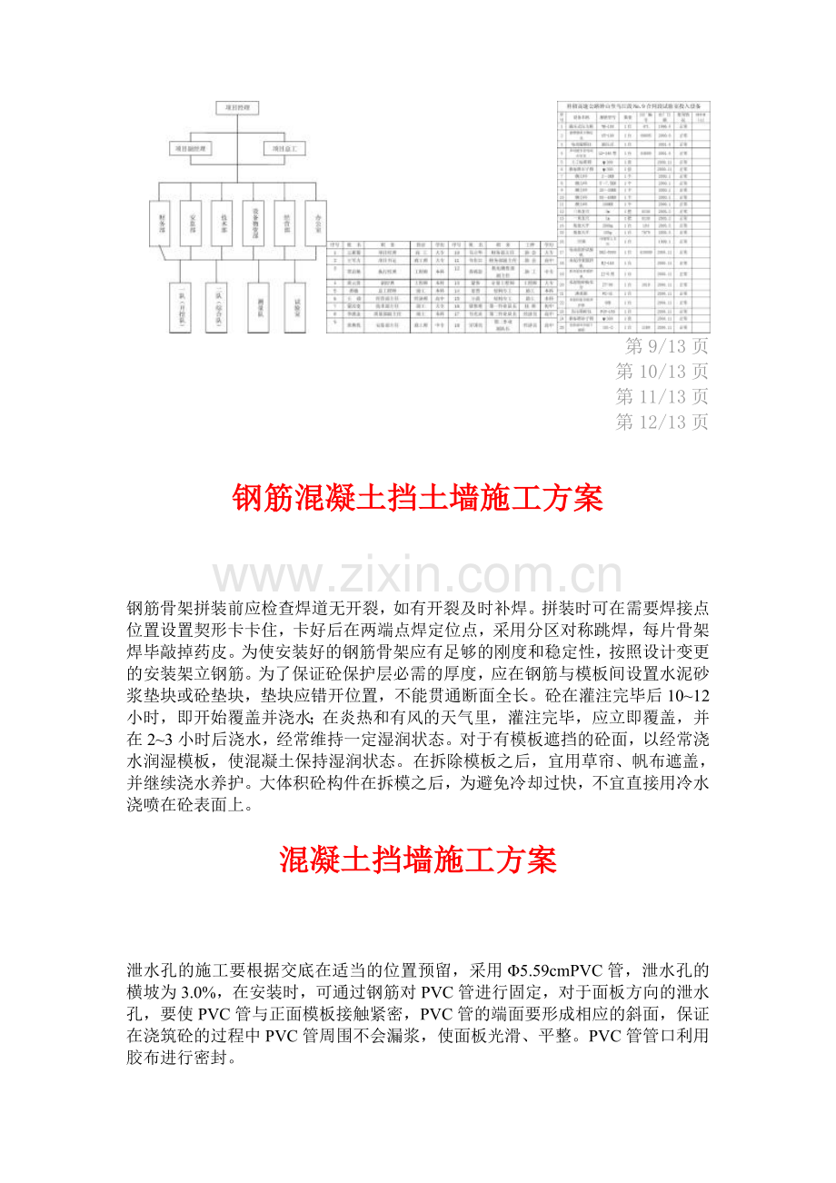 混凝土挡土墙施工方案合集4.docx_第2页