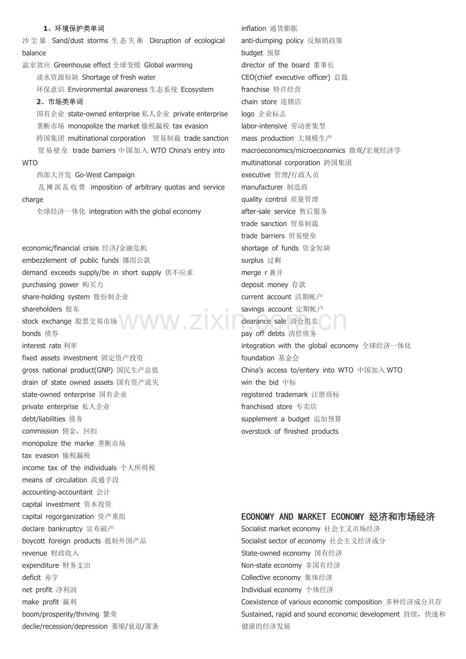 经济学英语词汇.doc_第1页