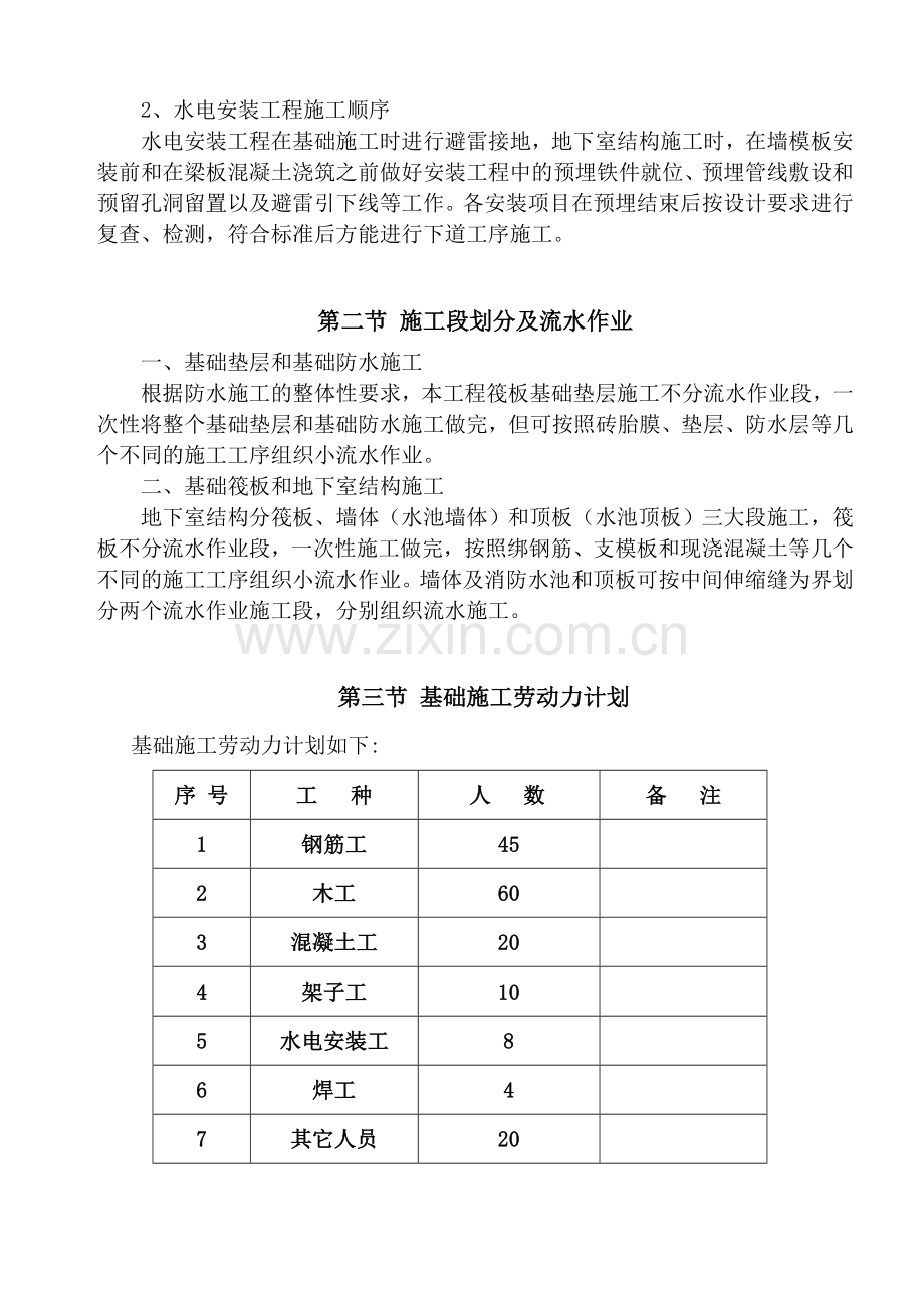 某住宅楼基础及地下室施工方案筏板基础剪力墙.docx_第2页