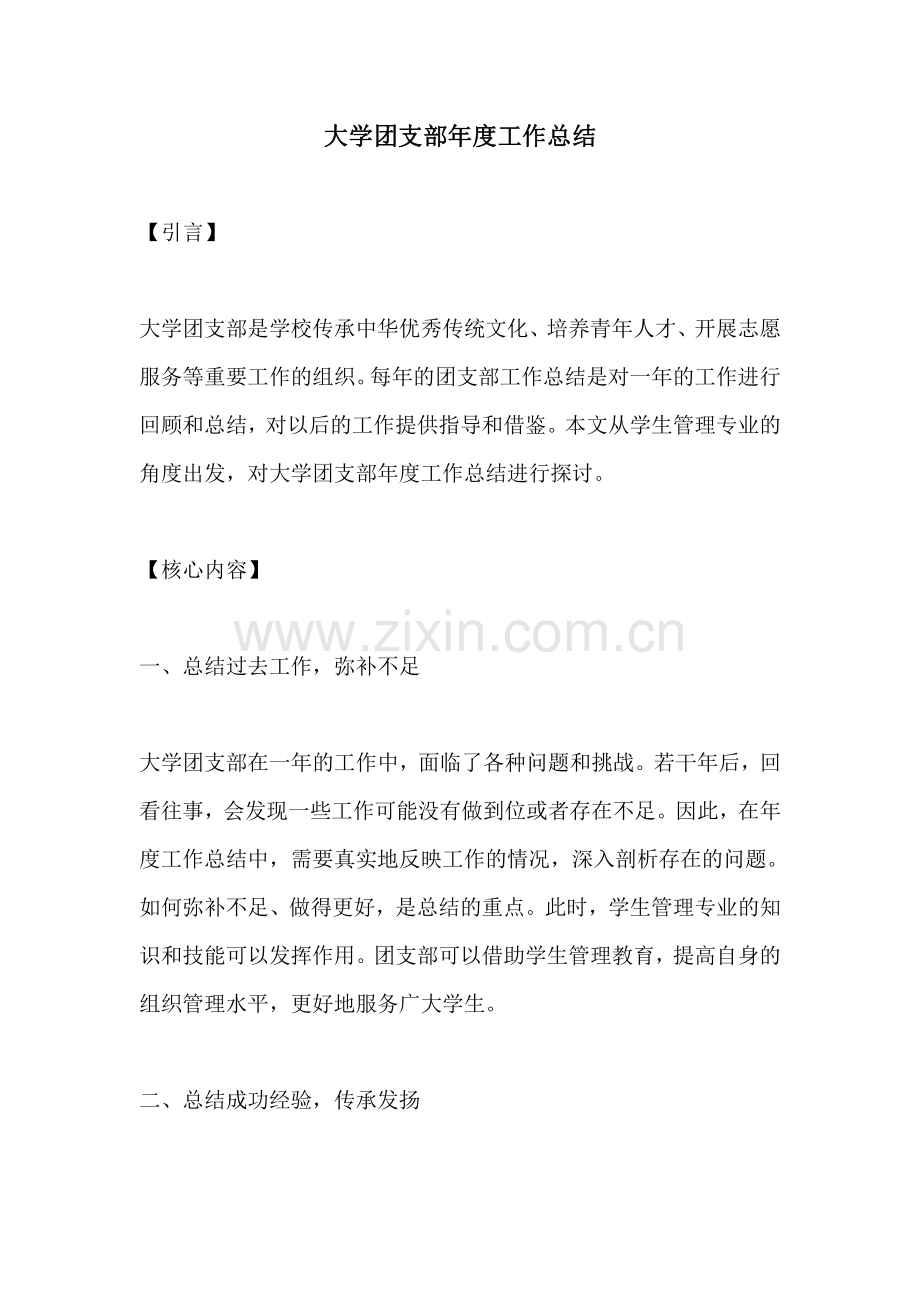 大学团支部年度工作总结.pdf_第1页