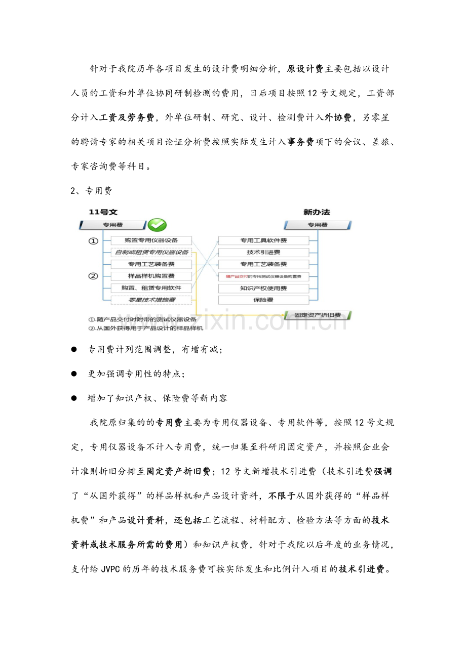 关于财防【2019】12号文《国防科技工业科研经费管理办法》对于我司科研经费管理和使用的具体影响.pdf_第2页
