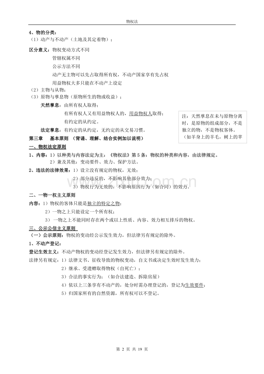 物权法知识点.pdf_第2页