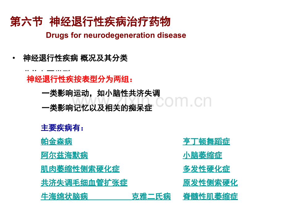 如小脑性共济失调一类影响记忆以及相关的痴呆症主要疾病有帕金森(医学PPT课件).ppt_第2页