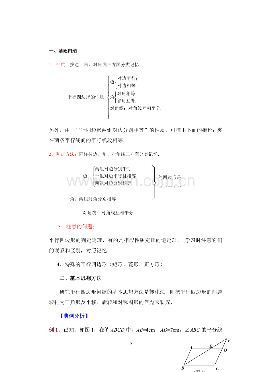 八年级下册平行四边形的培优专题训练.doc_第2页