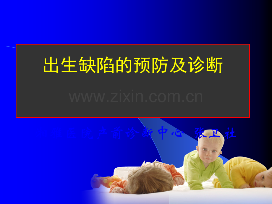 出生缺陷的预防及诊断.ppt_第1页
