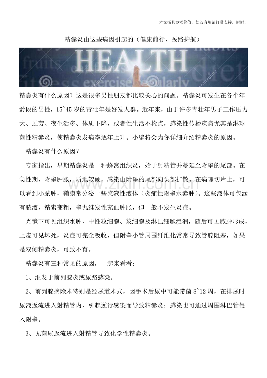 精囊炎由这些病因引起的.doc_第1页