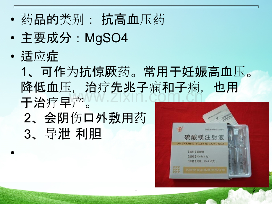 静滴硫酸镁.ppt_第2页