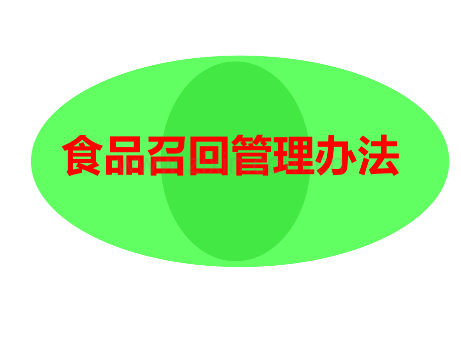 食品召回管理办法培训PPT.ppt_第1页