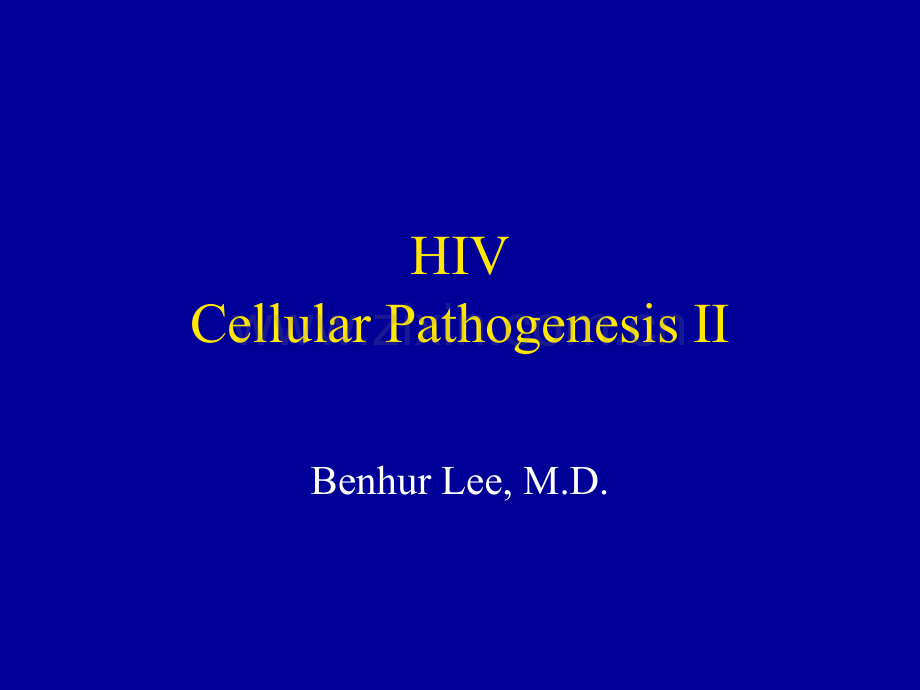 HIV发病机理.pptx_第1页
