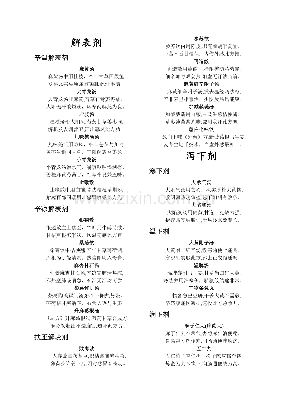 第十版方剂歌诀.doc_第1页