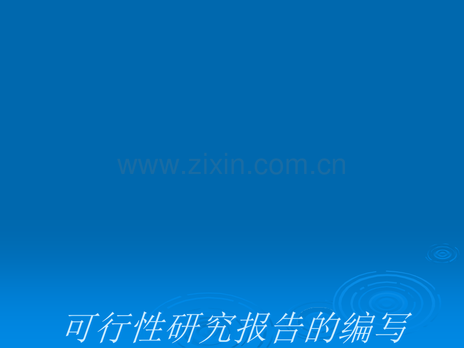 可行性研究报告的格式及内容.ppt_第1页