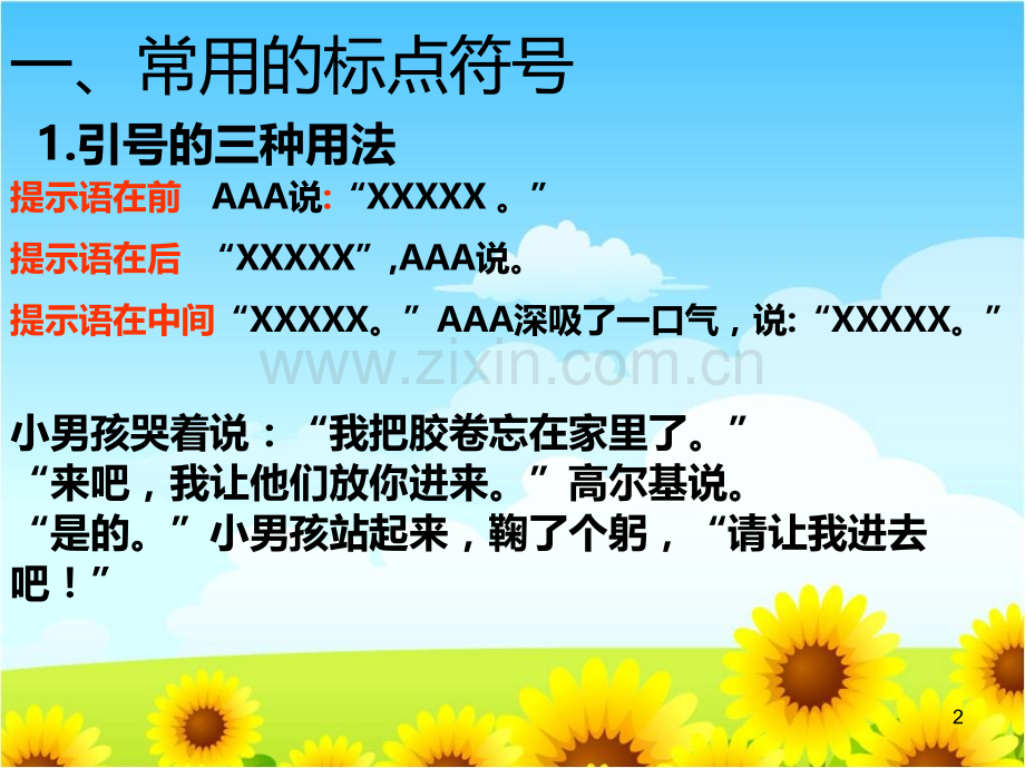 人教版三年级上册语文总复习句子板块.ppt_第2页