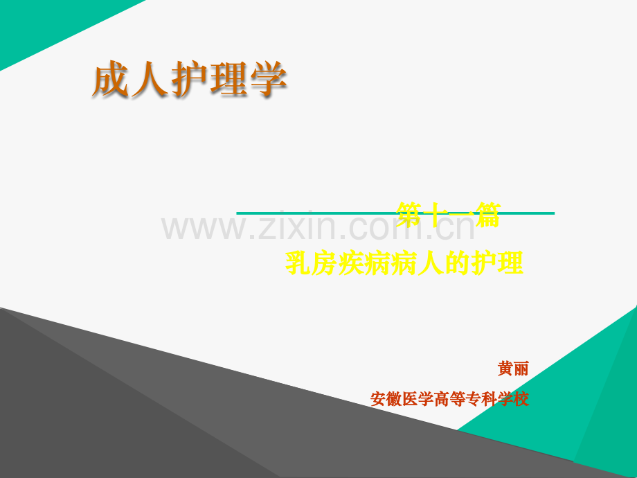 乳房肿瘤护理.ppt_第1页