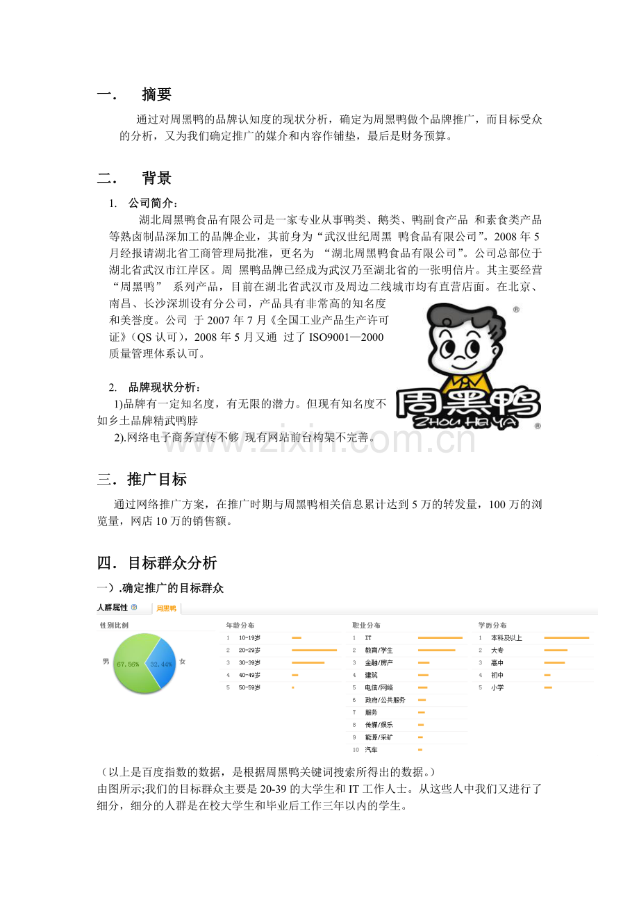 周黑鸭网络品牌推广策划.doc_第2页