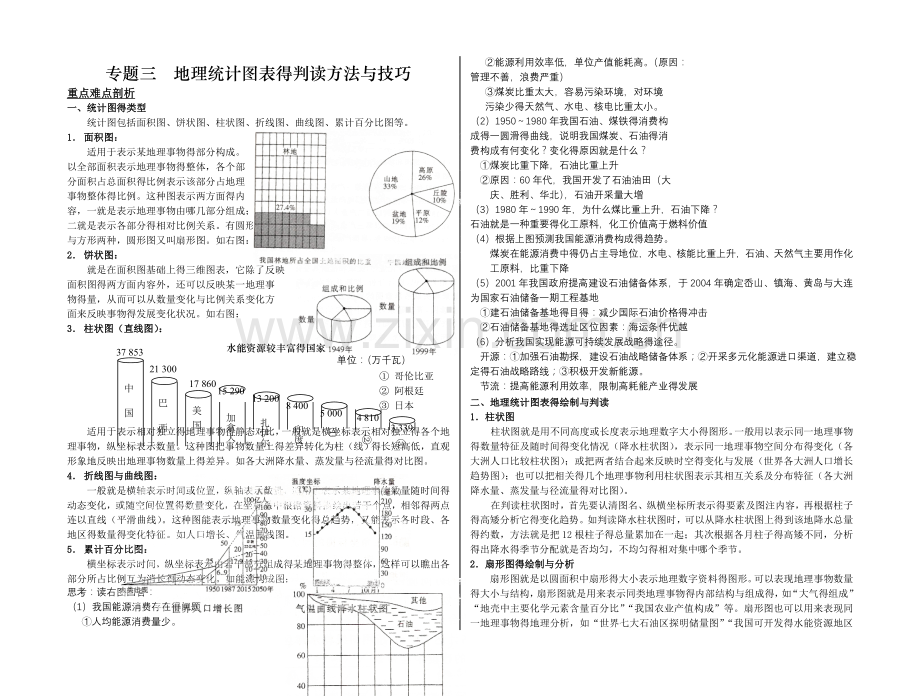 地理统计图表的判读方法与技巧.doc_第1页