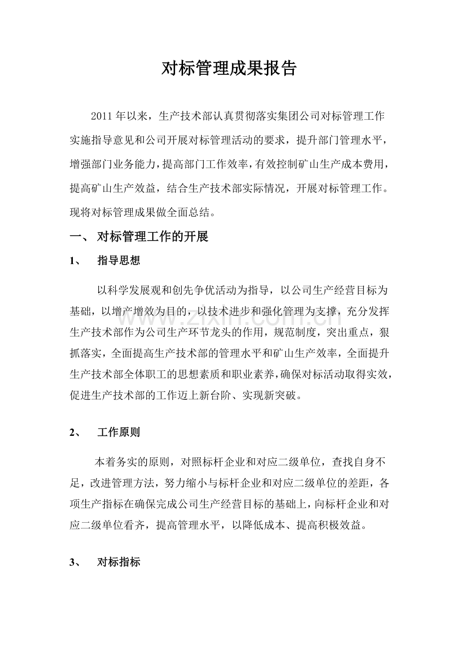 对标管理成果报告.doc_第1页