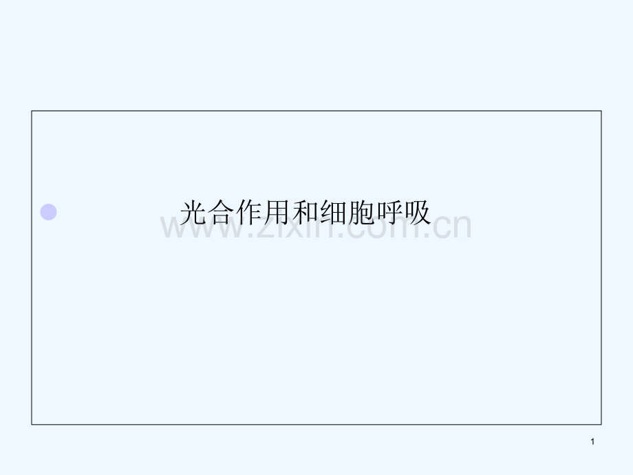 光合作用与呼吸作用综合应用.ppt_第1页