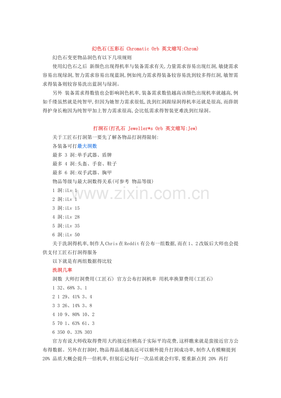 《流放之路》基础知识之通用货币介绍.doc_第1页