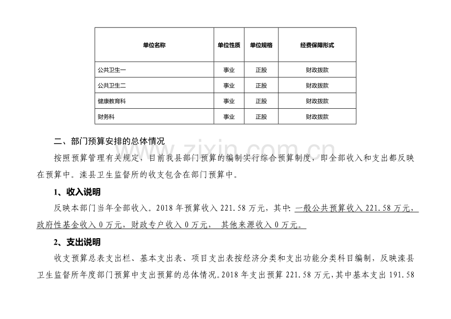 滦卫生监督所部门预算信息公开.doc_第2页