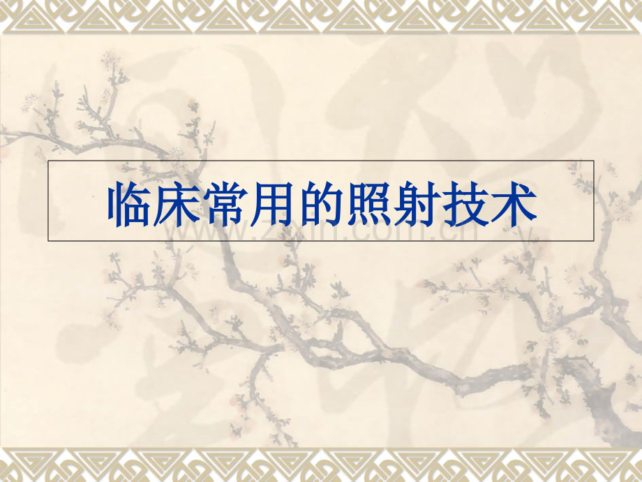 临床常用照射技术课件.ppt_第1页