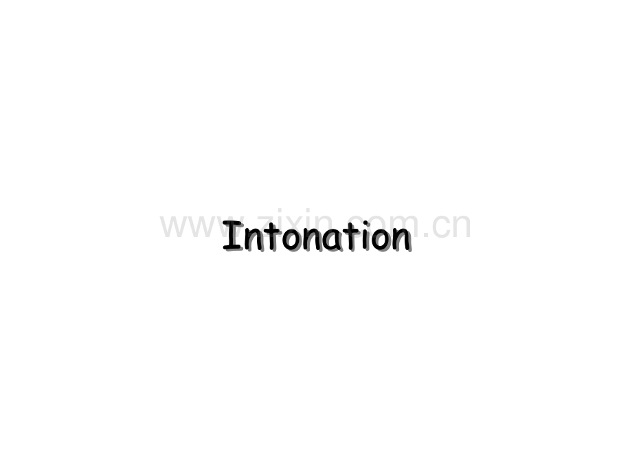 Intonation语言学演讲.ppt_第1页