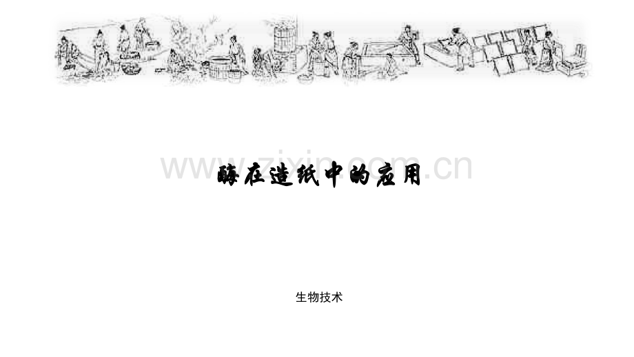 酶在造纸中的应用.ppt_第1页