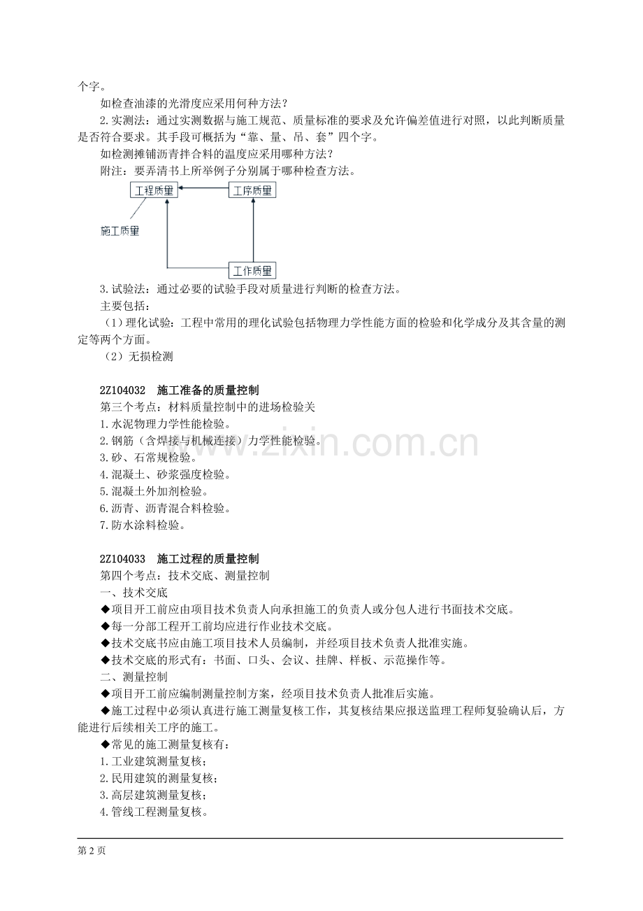二级建造师施工质量控制的内容和方法.doc_第2页