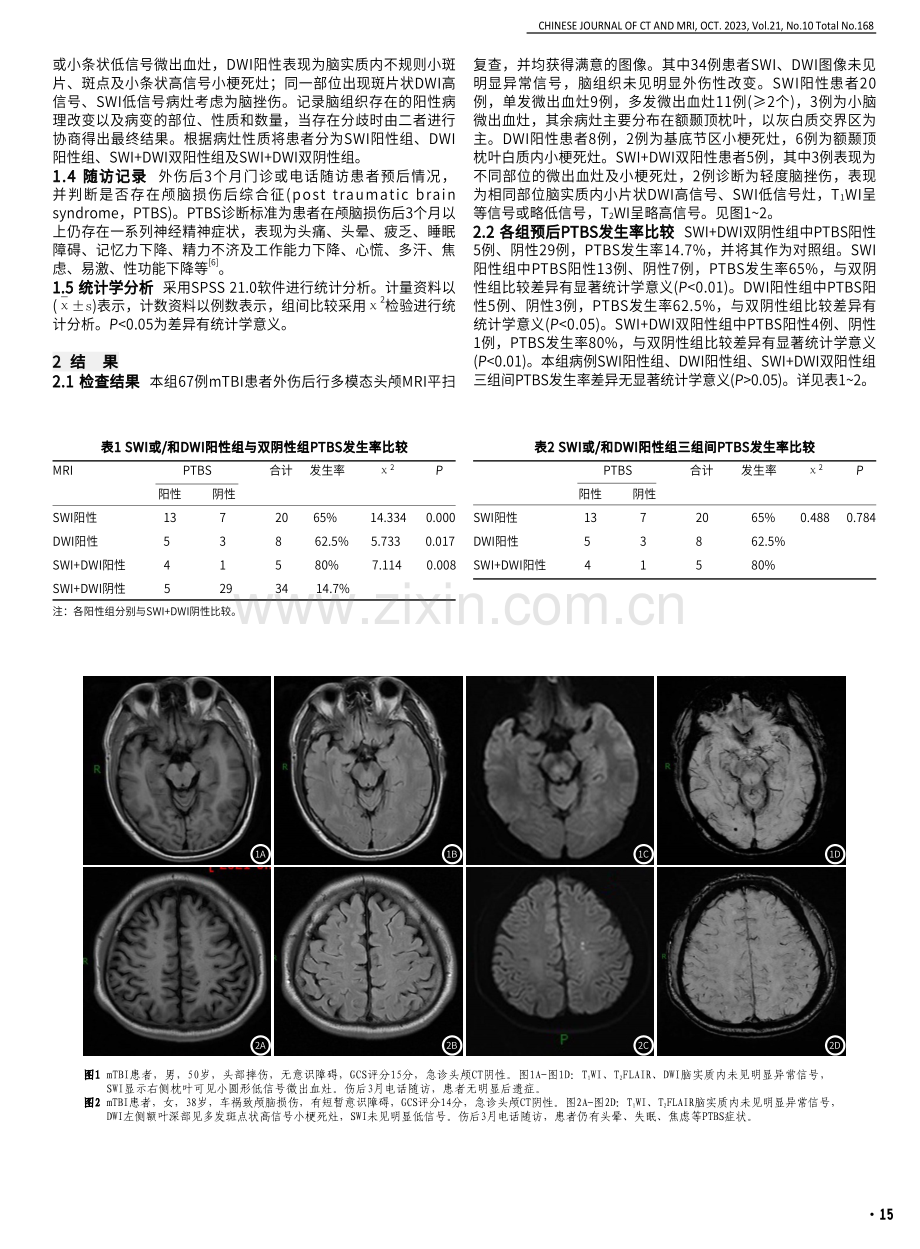 多模态头颅MRI对轻型颅脑损伤的评估价值.pdf_第2页