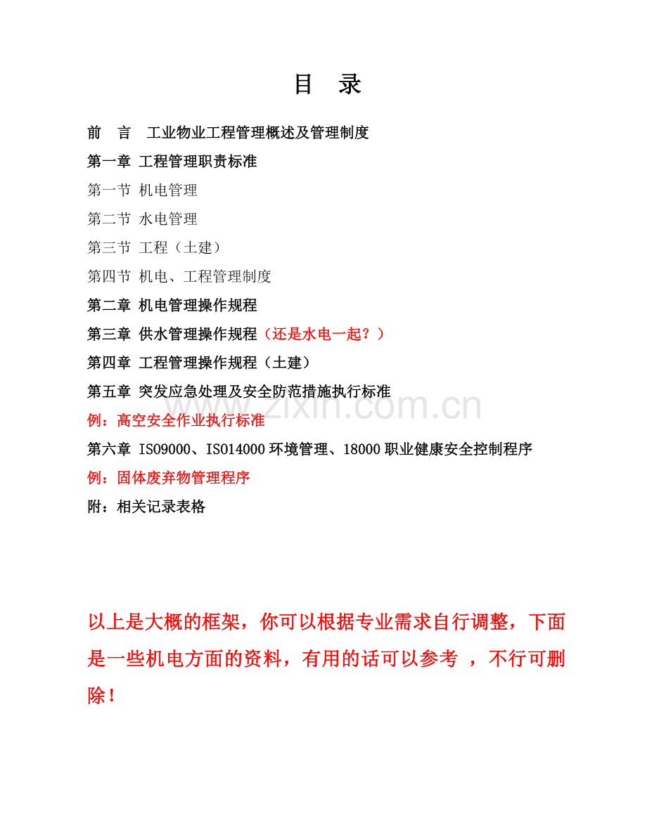 物业机电设备管理工作手册1.doc_第1页