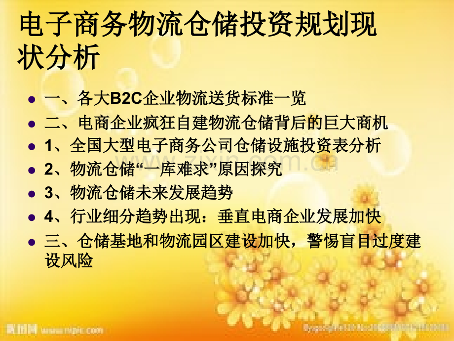电子商务物流仓储投资规划分析.ppt_第2页