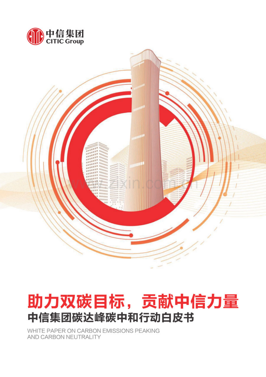 2022年碳达峰碳中和行动白皮书.pdf_第1页