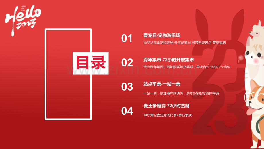 2023某购物中心兔年花点时间一起跨年72小时不闭店活动策划.pptx_第2页