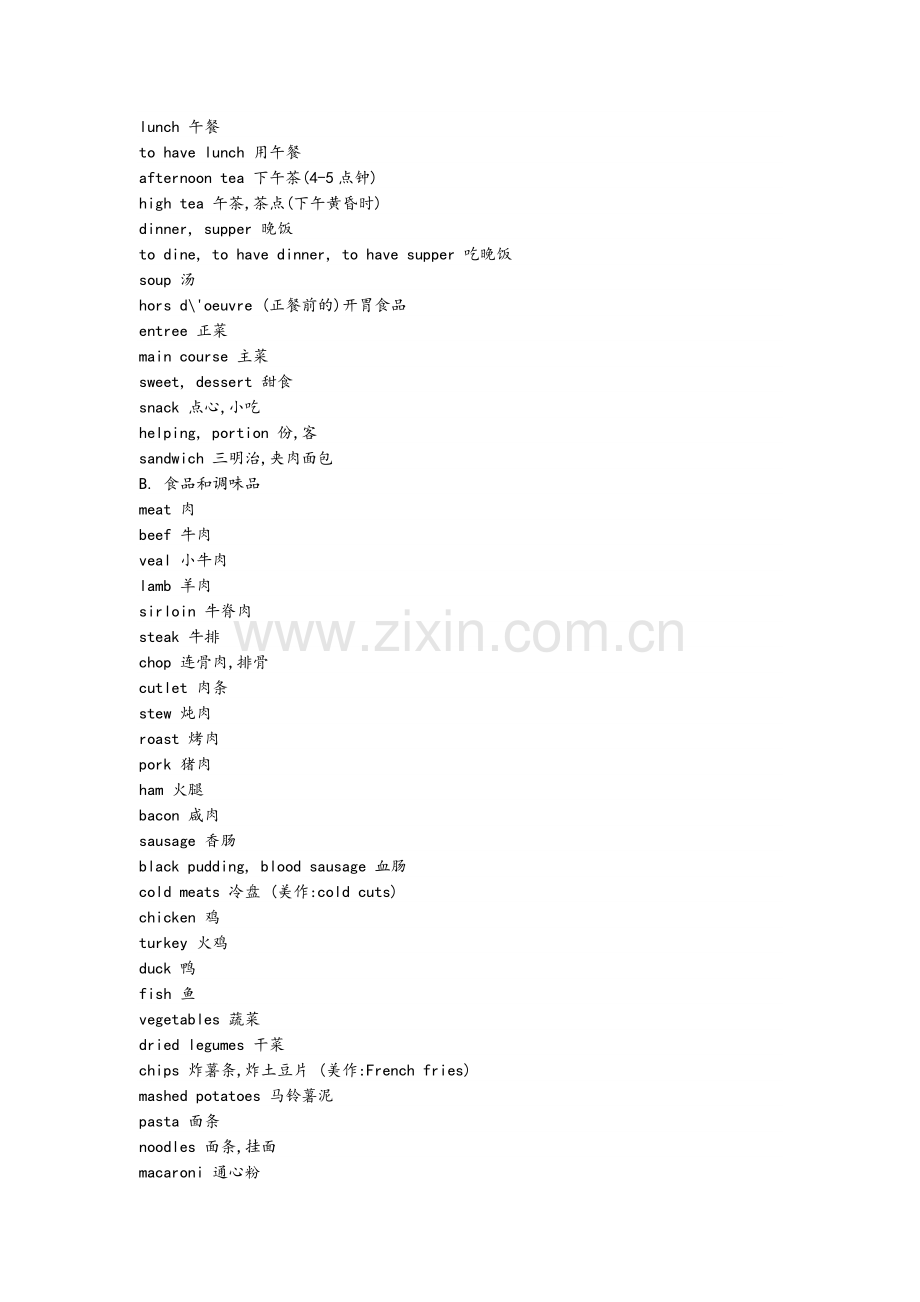 餐饮业常用英语.doc_第2页