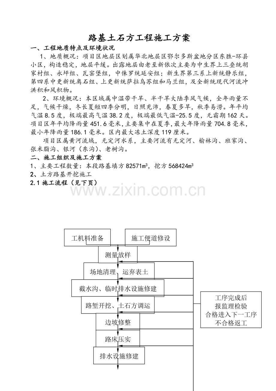 路基土石方分部开工报告.doc_第1页