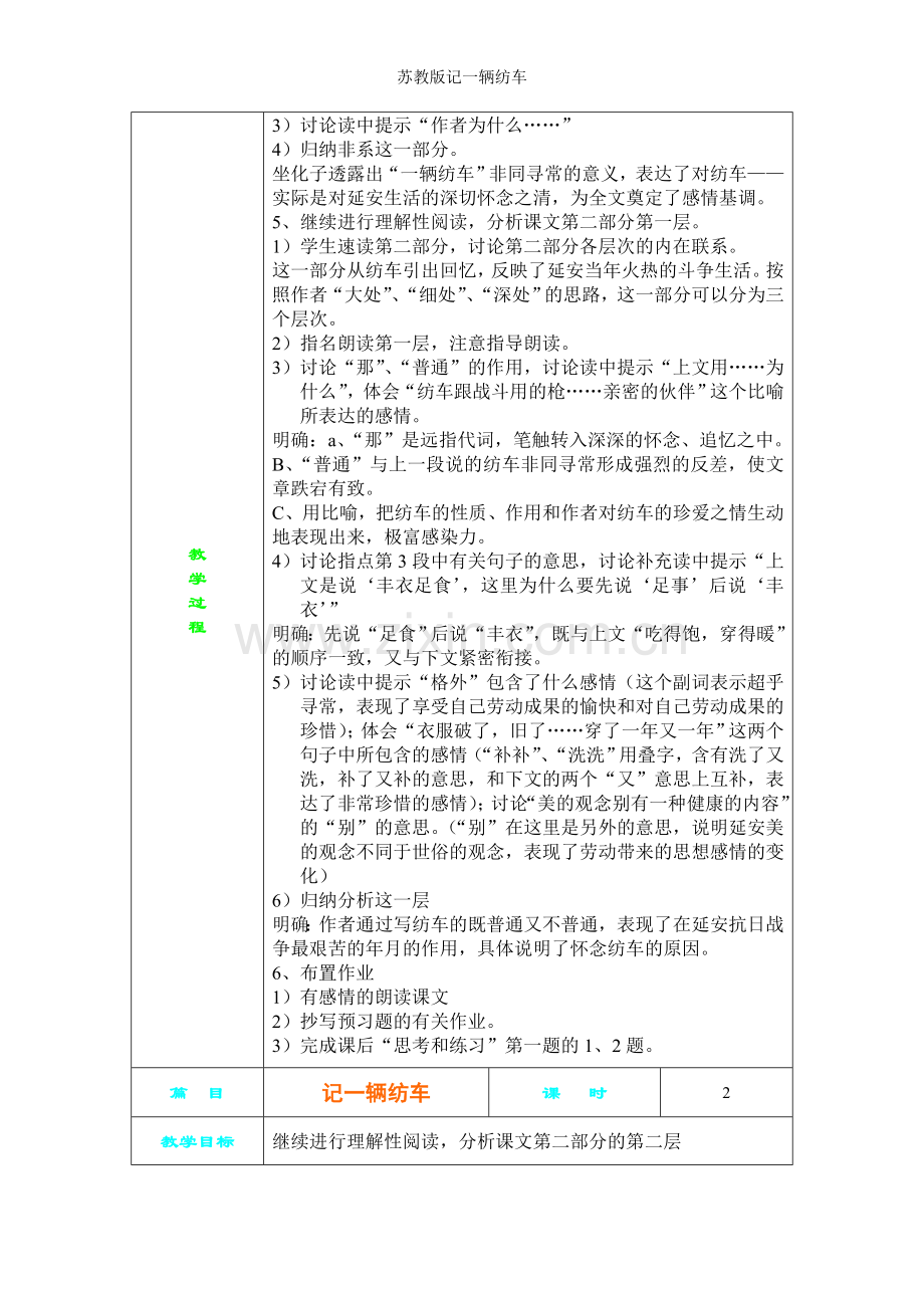 苏教版记一辆纺车.doc_第2页